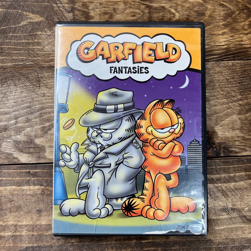 Garfield Fantasies DVD 2005 3-Special Collection Babes Bullets His 9 Lives Retro